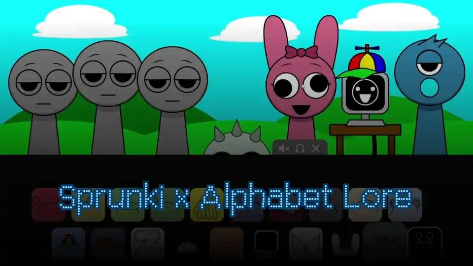 Sprunki x Alphabet Lore by sprunkigame.games