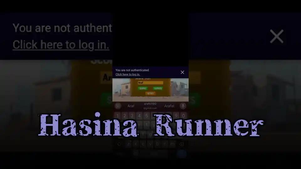 Hasina Runner by sprunkigame.games