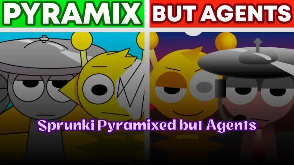 Sprunki Pyramixed but Agents by sprunkigame.games