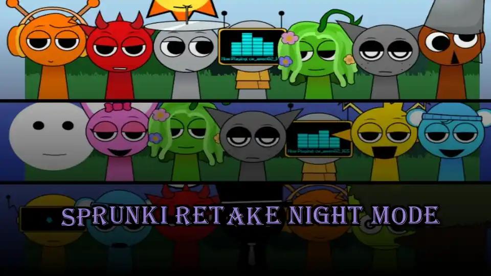 Sprunki Retake Night Mode by sprunkigame.games