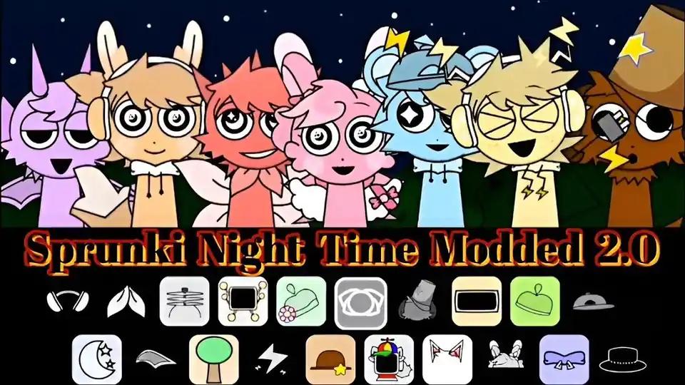 Sprunki Night Time Modded by sprunkigame.games